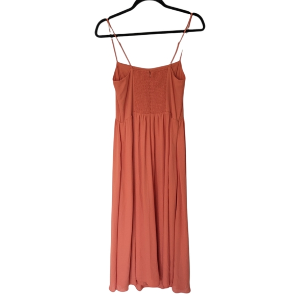 ARITZIA BABATON Noel Sinopia Orange Midi Dress Size 8 #ypo1-8585-10 - Picture 4 of 11
